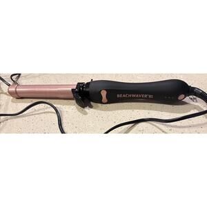Beachwaver B1 Rotating Curling Iron 1-inch Ceramic Barrel Midnight Rose